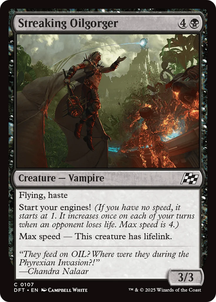 Streaking Oilgorger · Aetherdrift