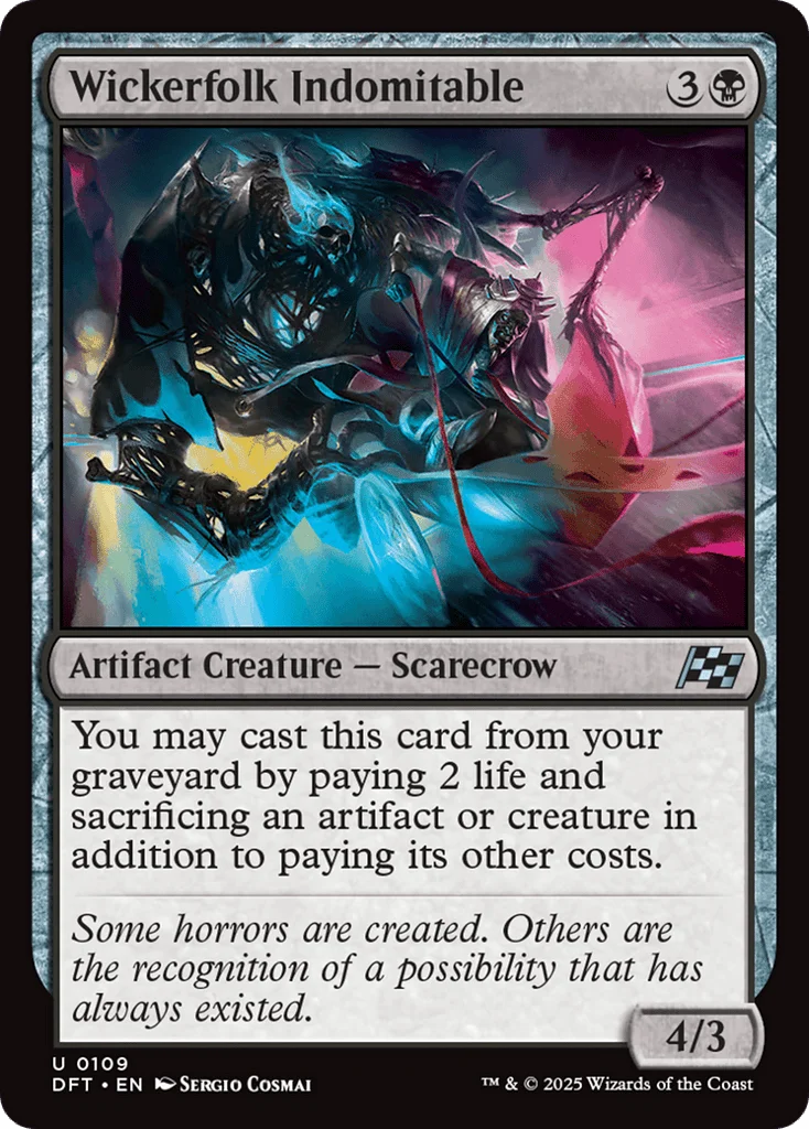 Wickerfolk Indomitable · Aetherdrift
