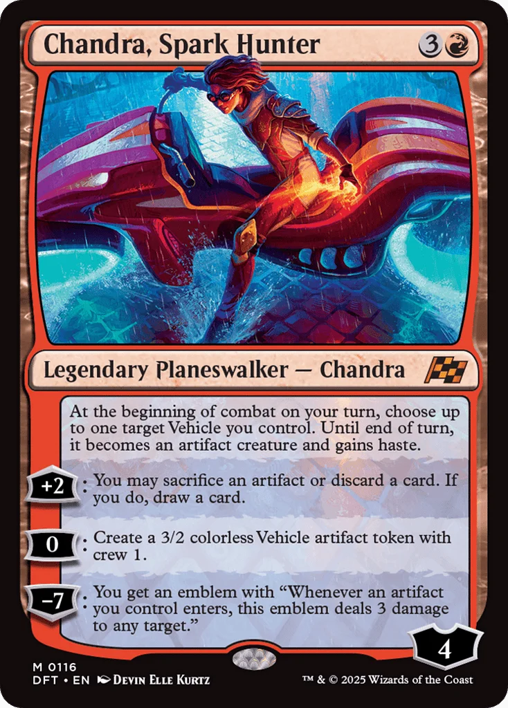 Chandra, Spark Hunter · Aetherdrift