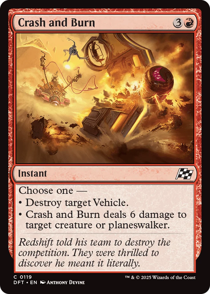 Crash and Burn · Aetherdrift
