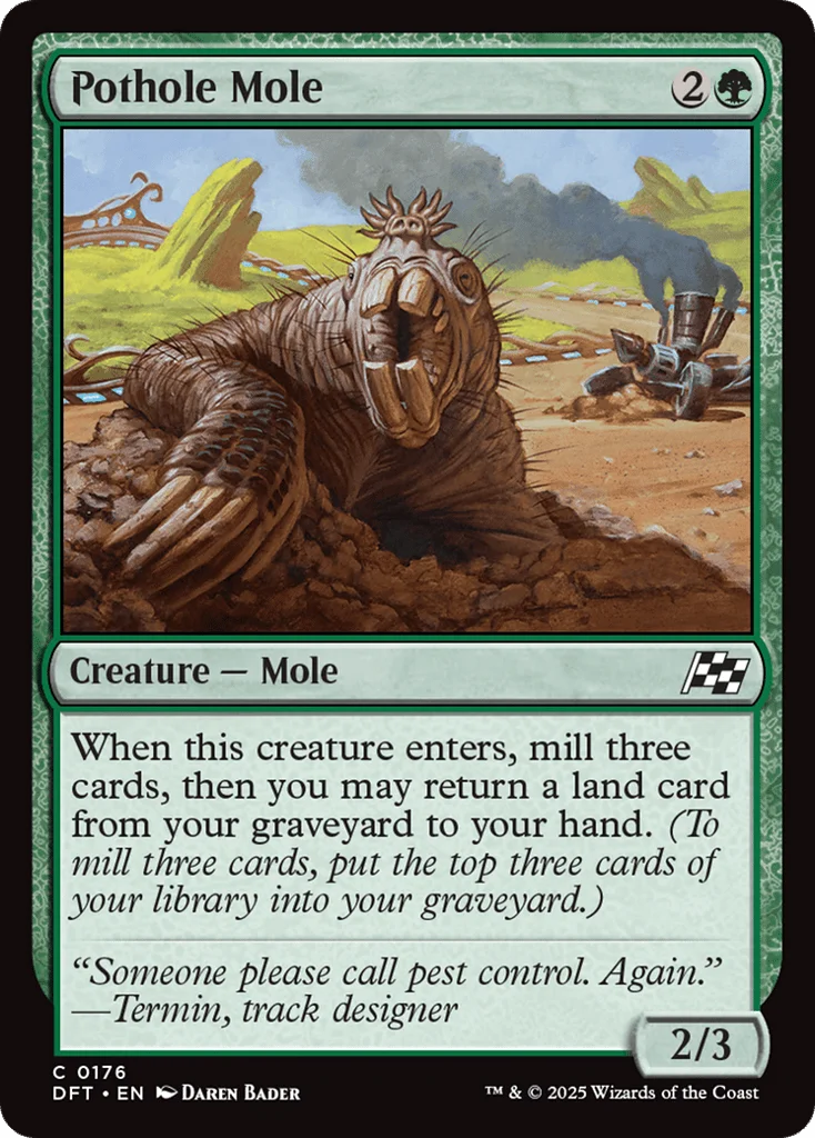 Pothole Mole · Aetherdrift