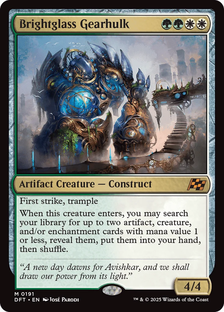 Brightglass Gearhulk · Aetherdrift
