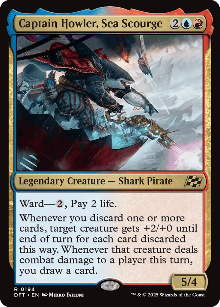 Captain Howler, Sea Scourge · Aetherdrift