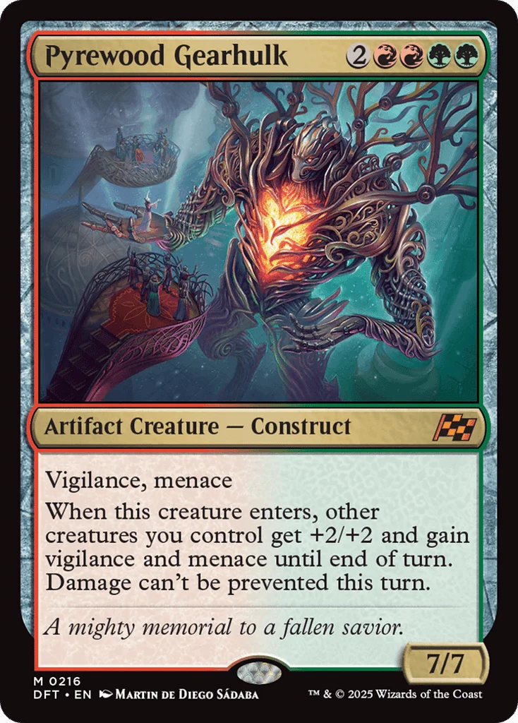 Pyrewood Gearhulk · Aetherdrift