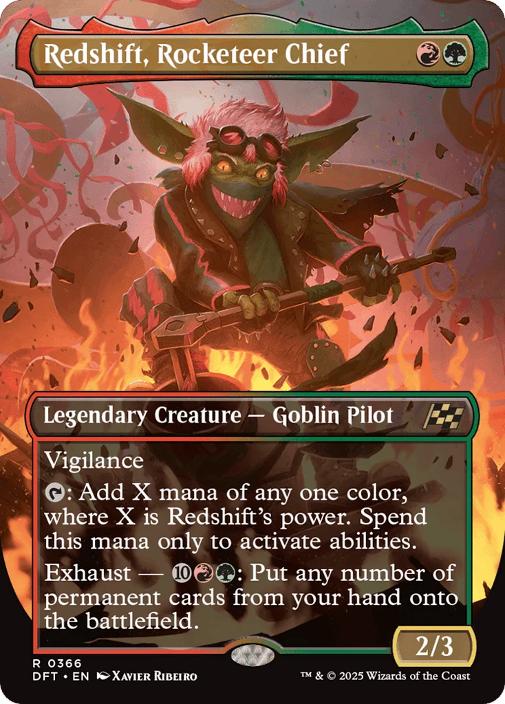 Redshift, Rocketeer Chief · Aetherdrift