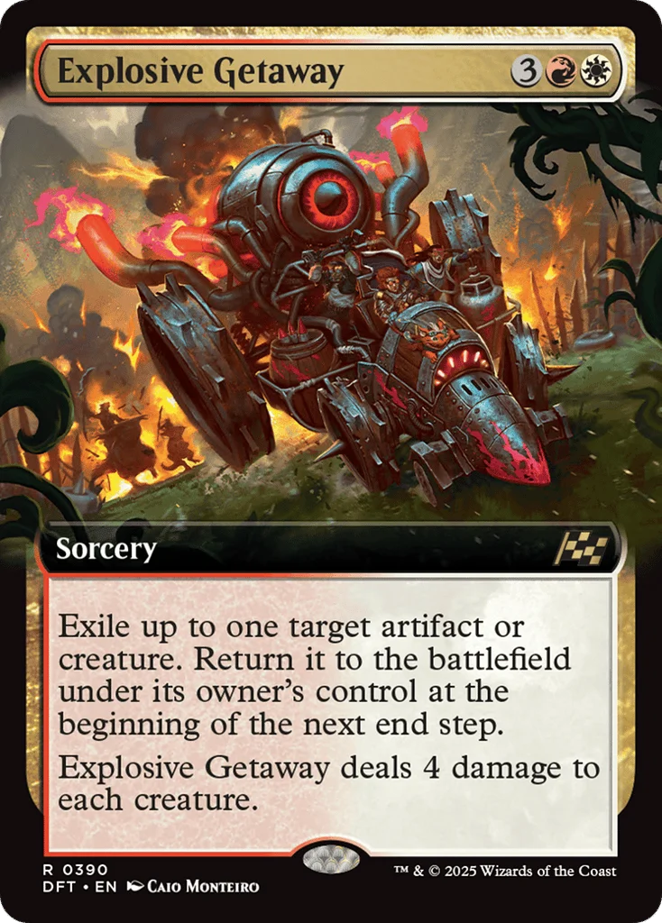 Explosive Getaway · Aetherdrift