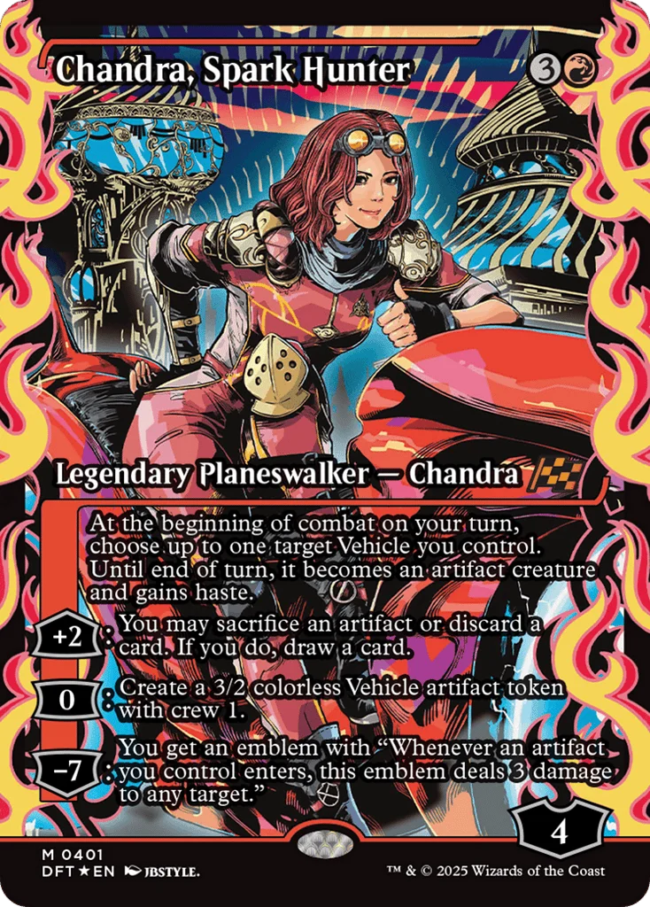 Chandra, Spark Hunter · Aetherdrift