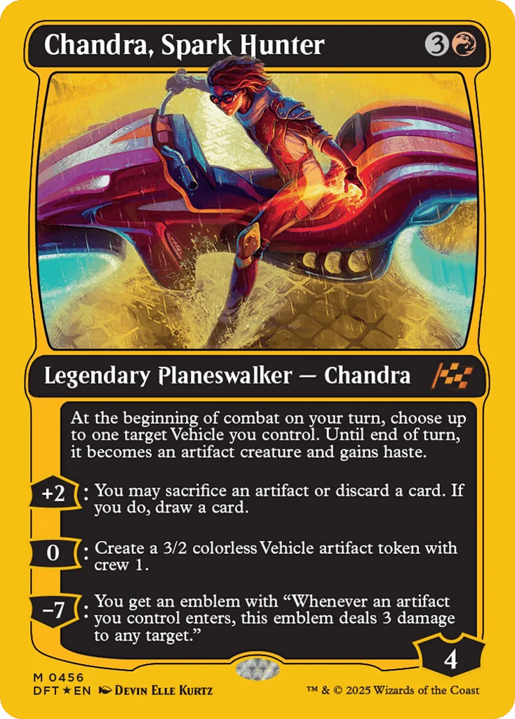 Chandra, Spark Hunter · Aetherdrift