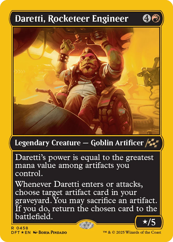 Daretti, Rocketeer Engineer · Aetherdrift