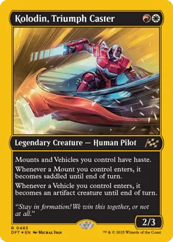 Kolodin, Triumph Caster