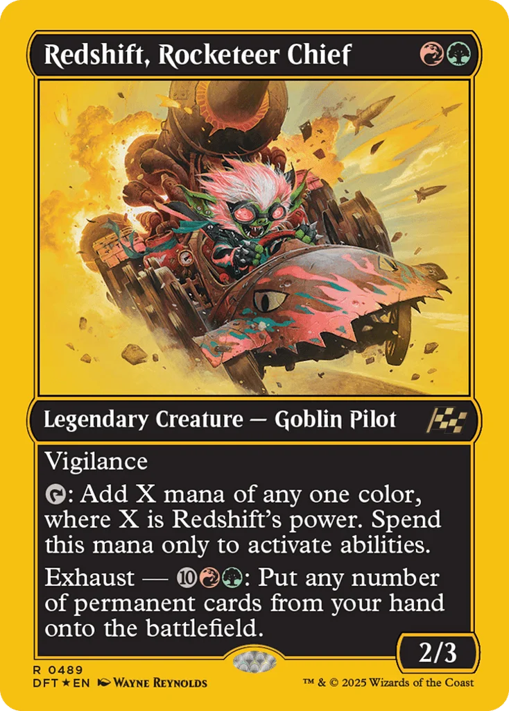 Redshift, Rocketeer Chief · Aetherdrift