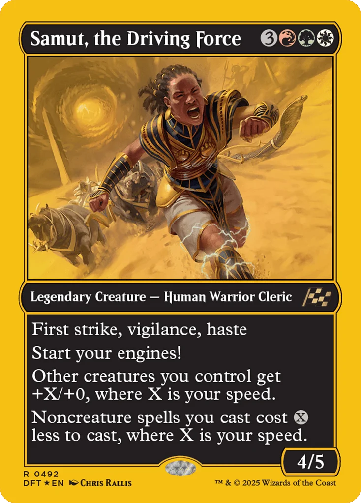 Samut, the Driving Force · Aetherdrift