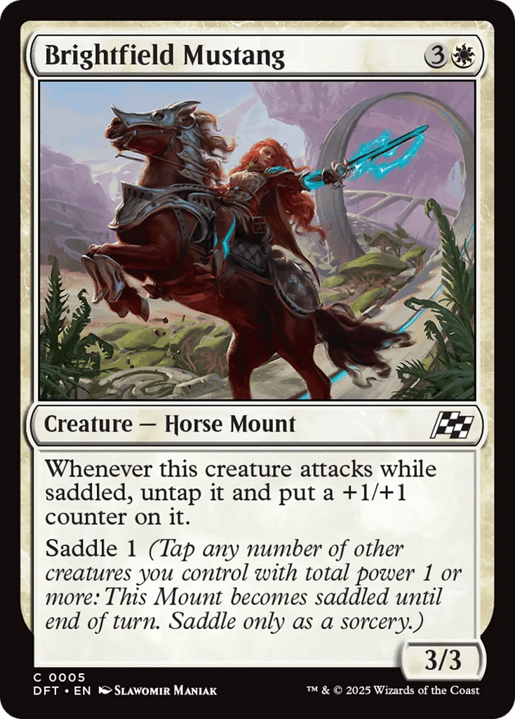 Brightfield Mustang · Aetherdrift