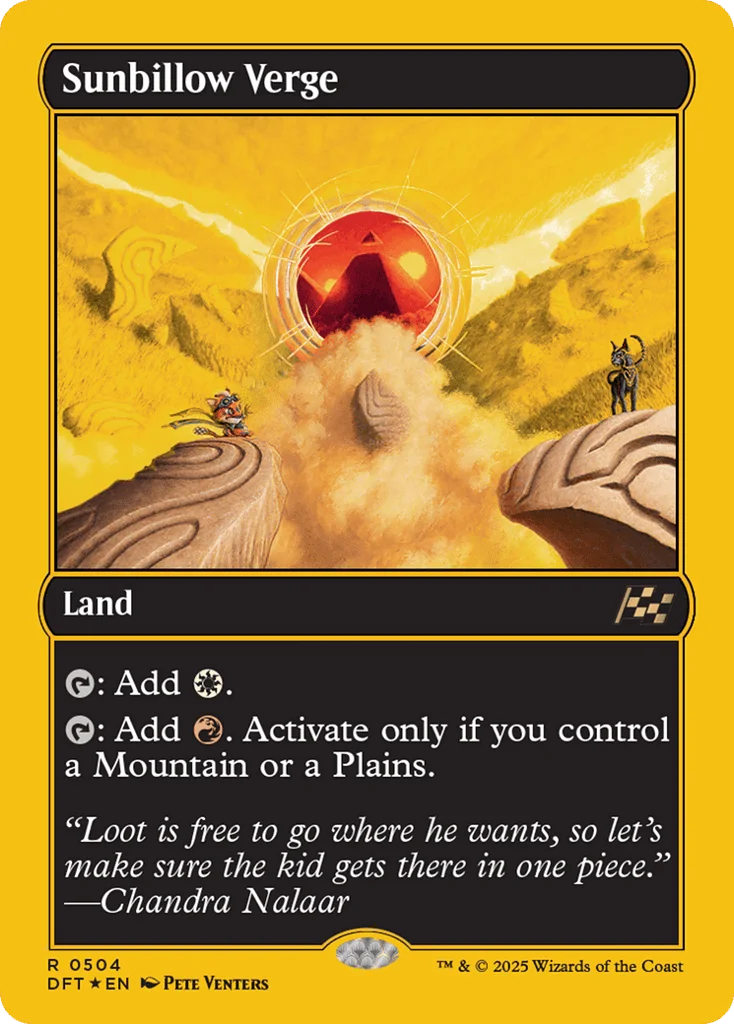 Sunbillow Verge · Aetherdrift