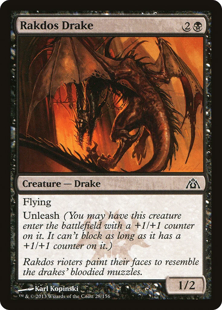 Rakdos Drake · Dragon's Maze