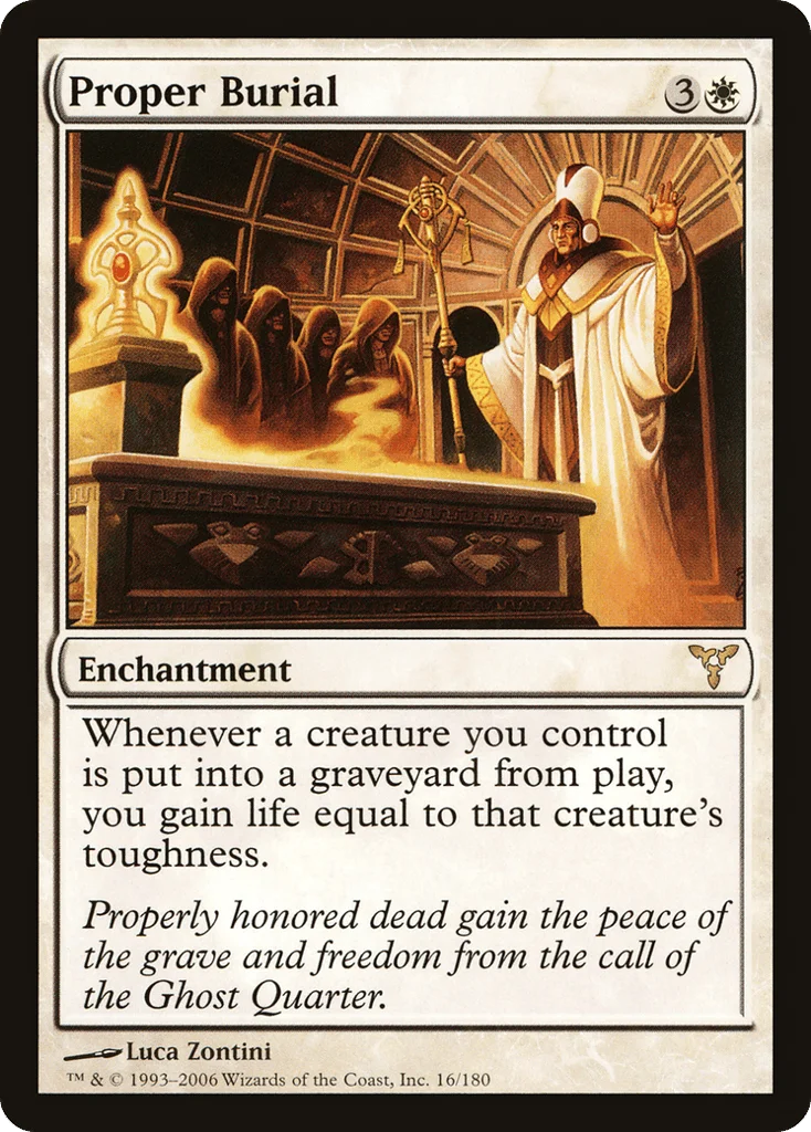 Proper Burial · Dissension