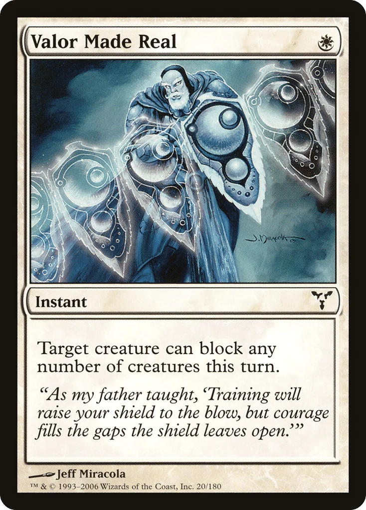 Valor Made Real · Dissension