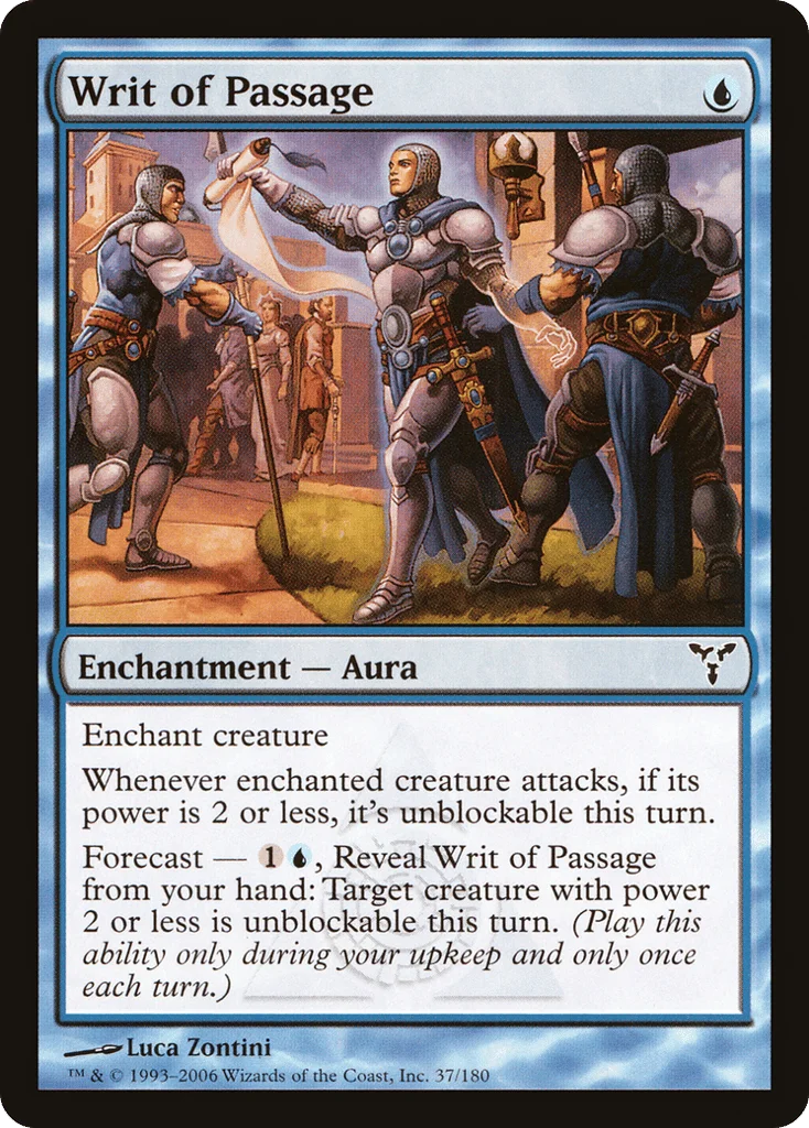 Writ of Passage · Dissension