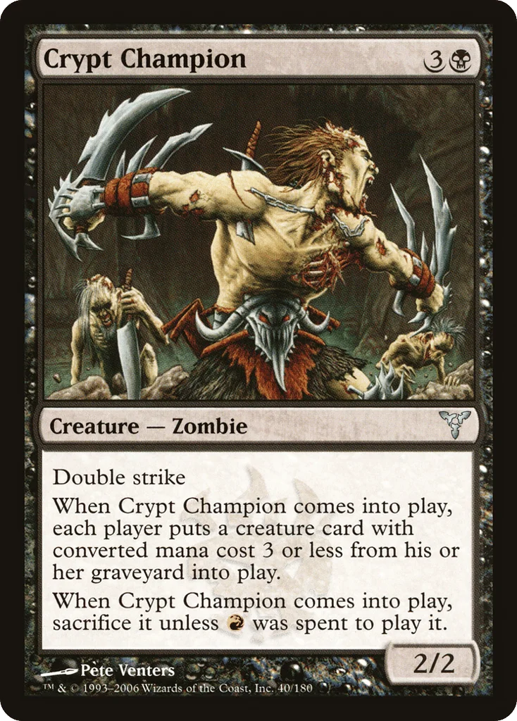 Crypt Champion · Dissension