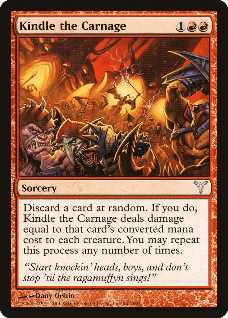 Kindle the Carnage · Dissension