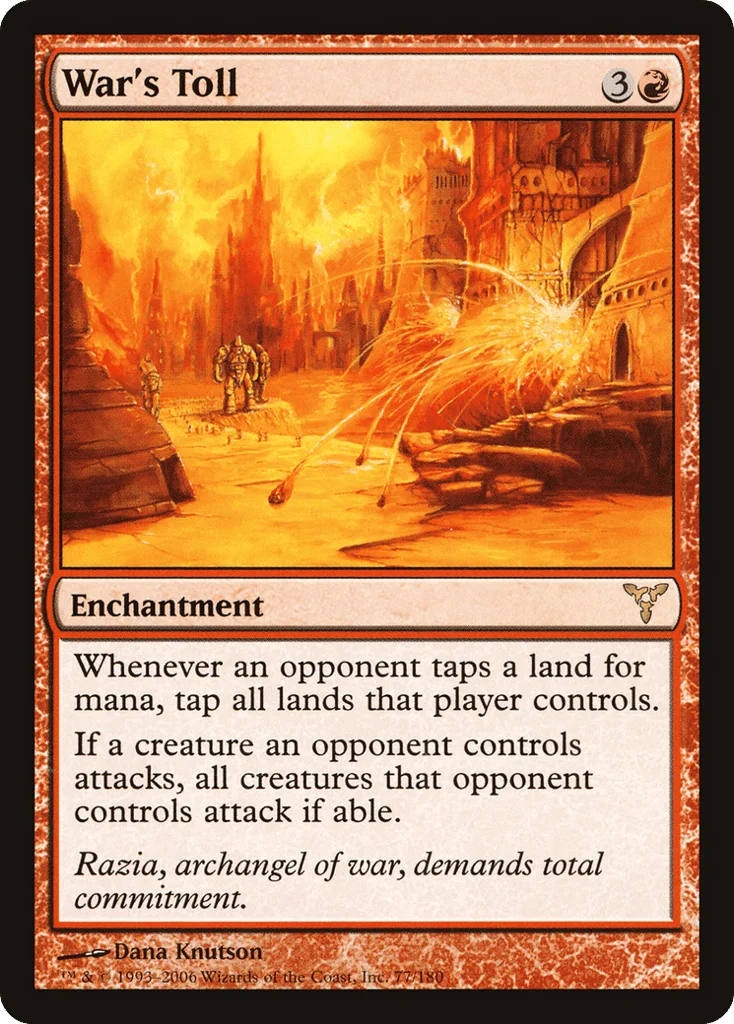 War's Toll · Dissension