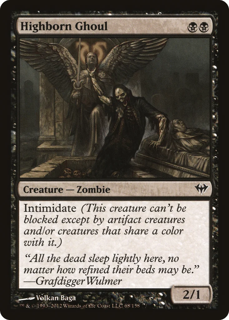Highborn Ghoul · Dark Ascension