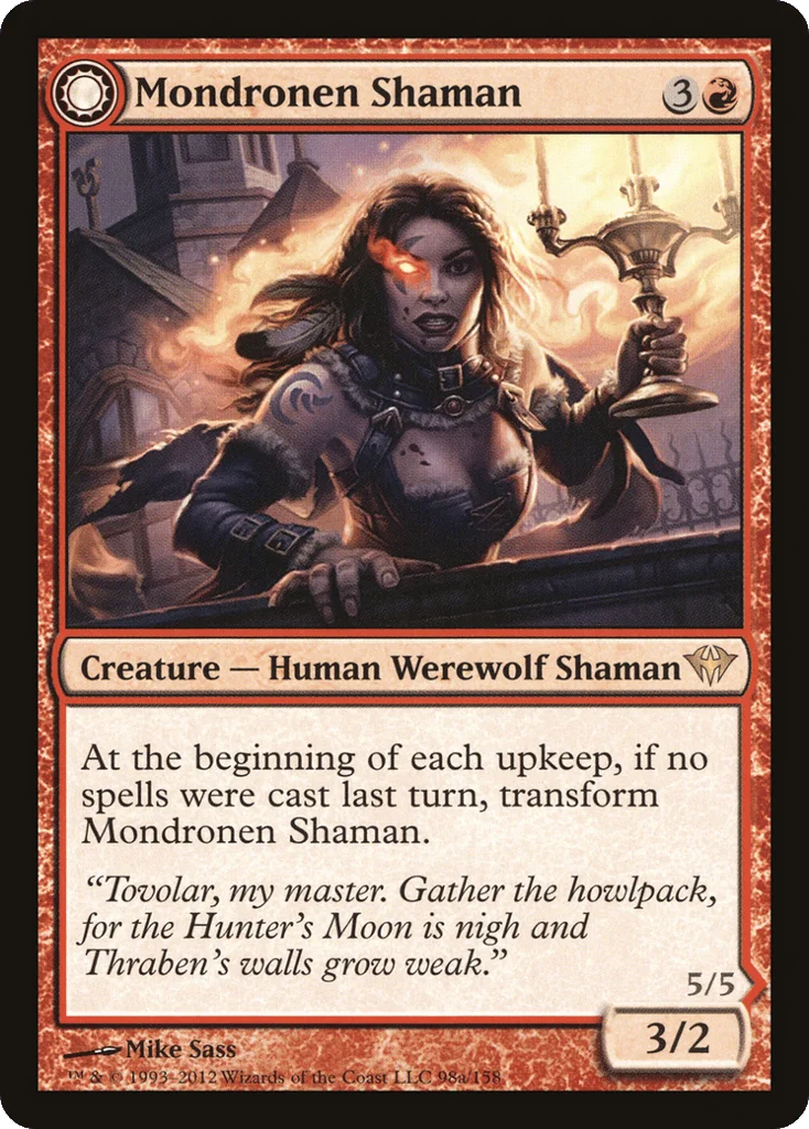 Mondronen Shaman // Tovolar's Magehunter · Dark Ascension