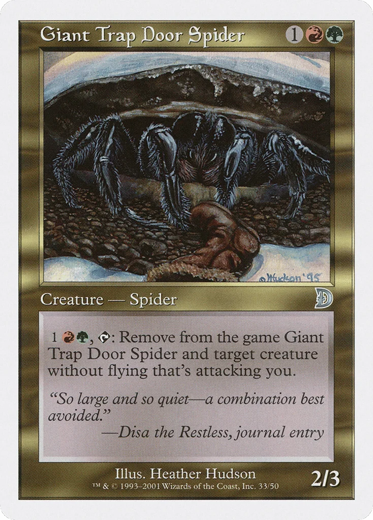 Giant Trap Door Spider · Deckmasters