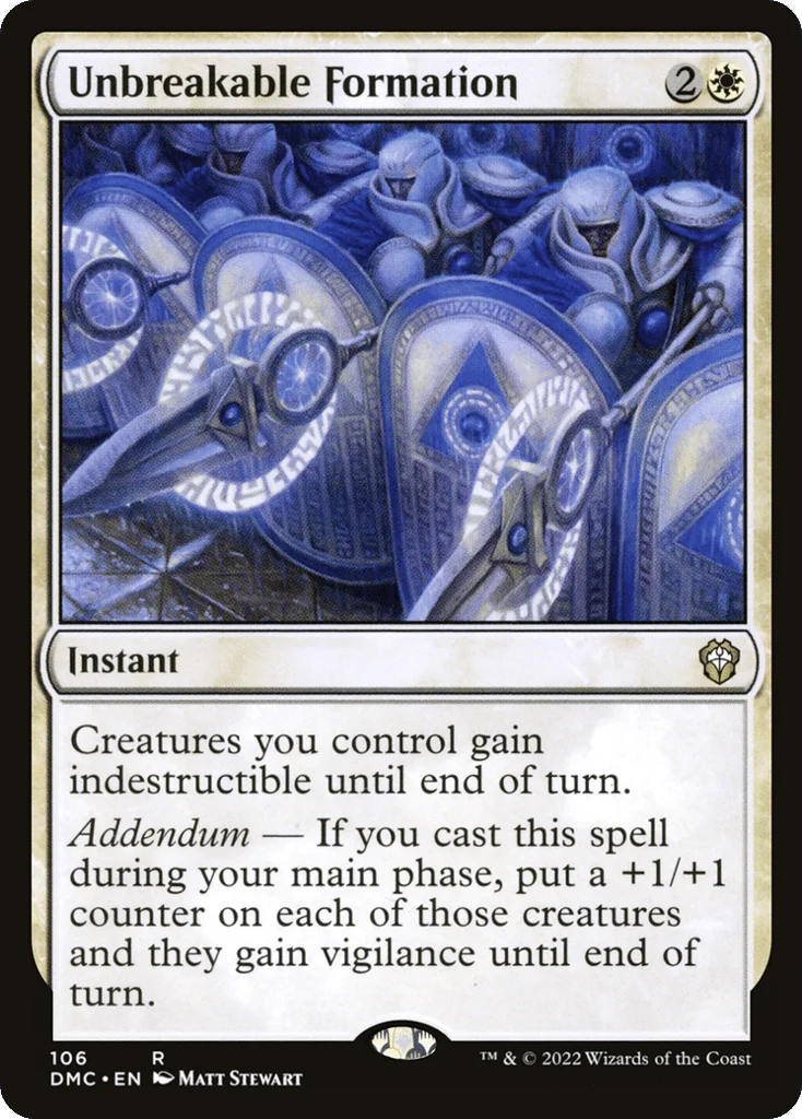 Unbreakable Formation · Dominaria United Commander