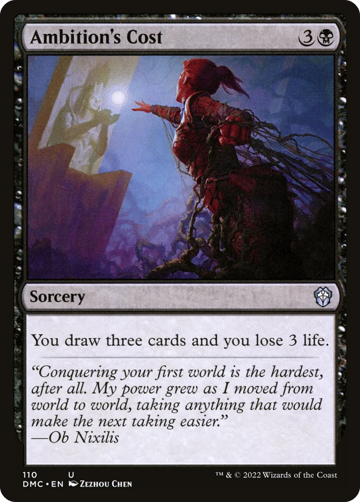 Ambition's Cost · Dominaria United Commander