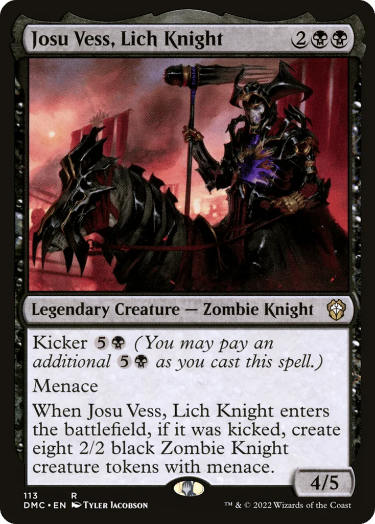 Josu Vess, Lich Knight · Dominaria United Commander