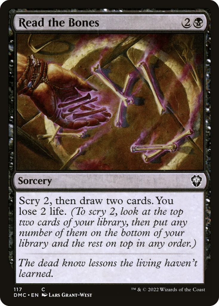 Read the Bones · Dominaria United Commander