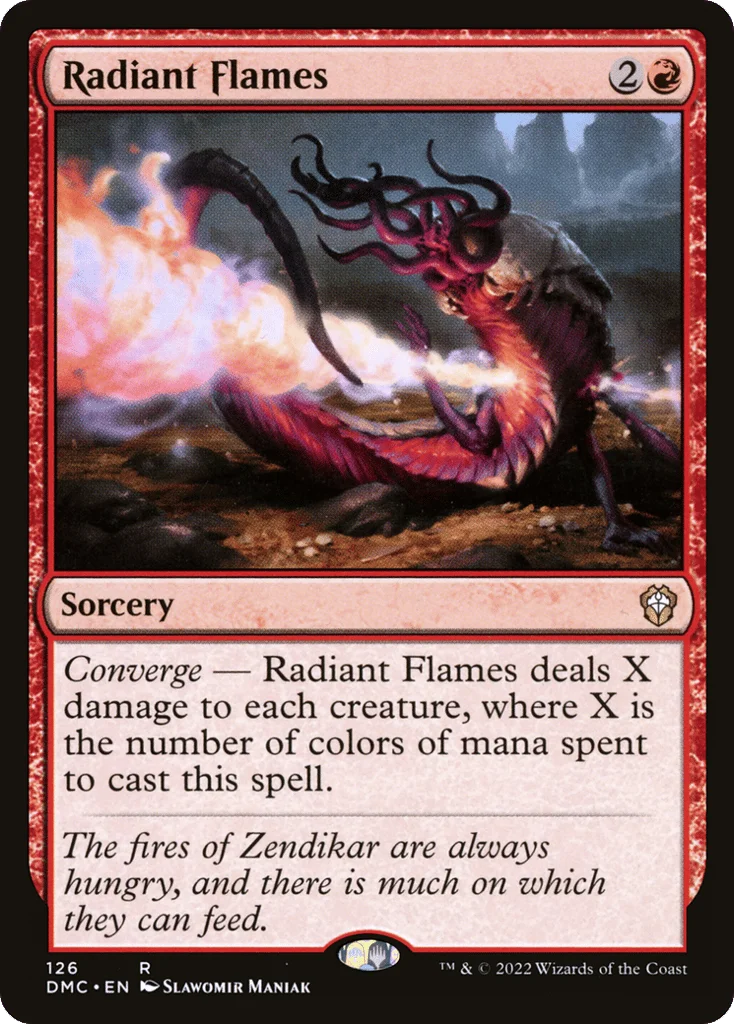 Radiant Flames · Dominaria United Commander