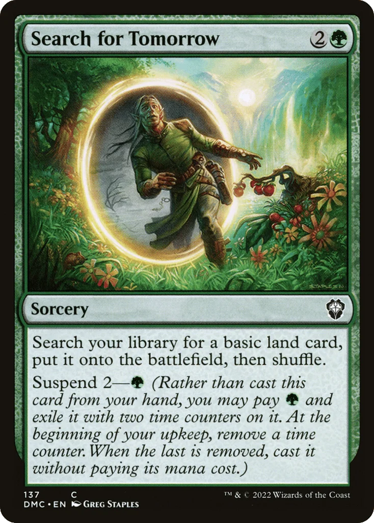 Search for Tomorrow · Dominaria United Commander