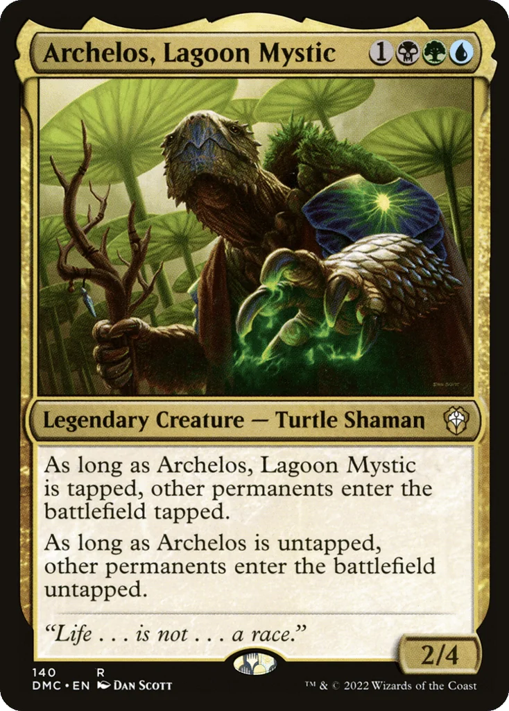 Archelos, Lagoon Mystic · Dominaria United Commander