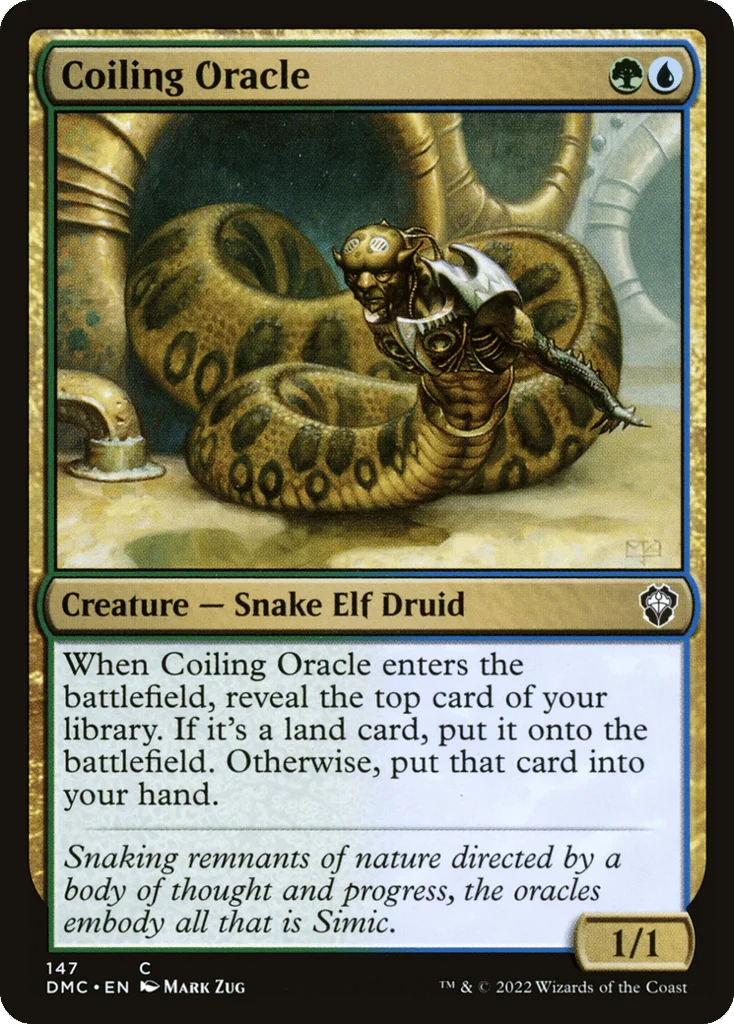 Coiling Oracle · Dominaria United Commander