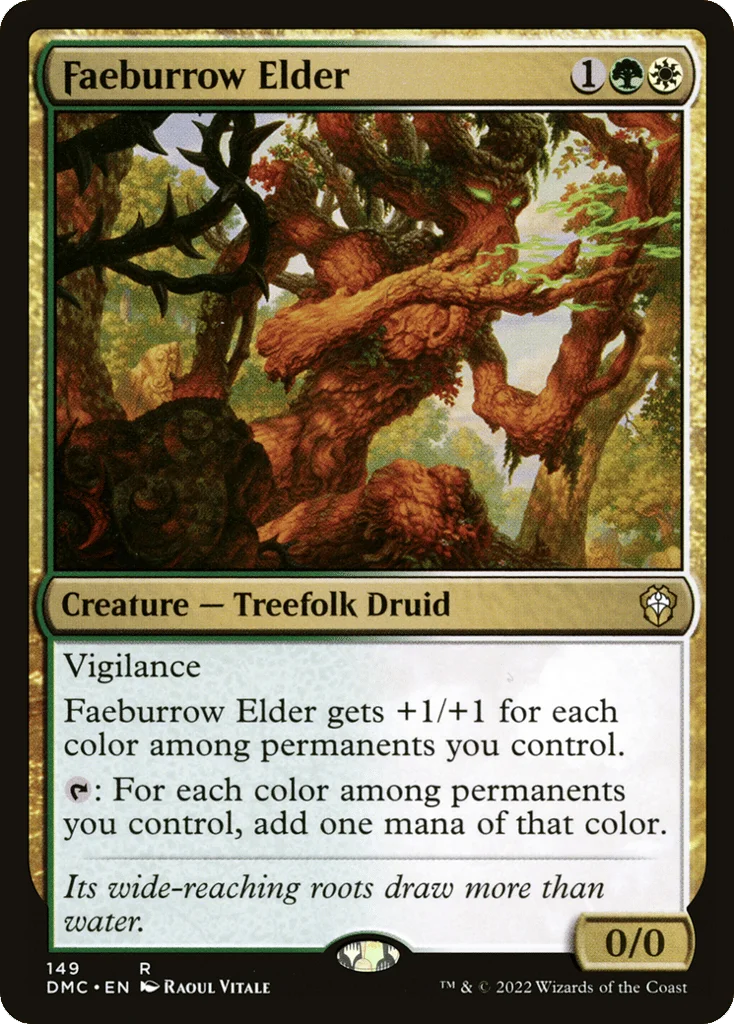 Faeburrow Elder · Dominaria United Commander