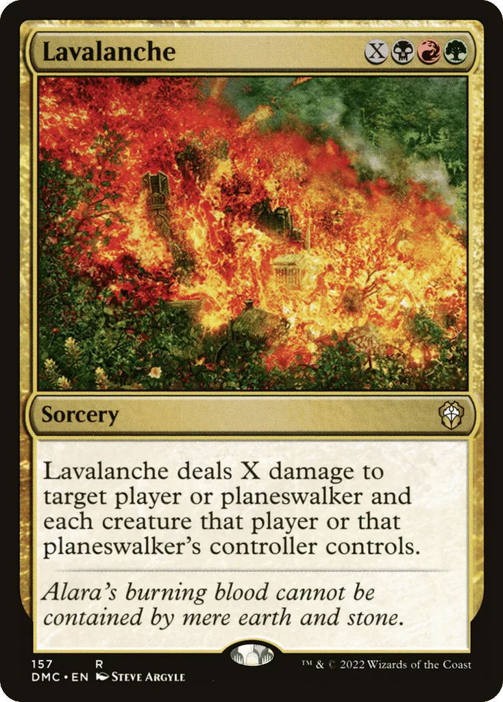 Lavalanche · Dominaria United Commander