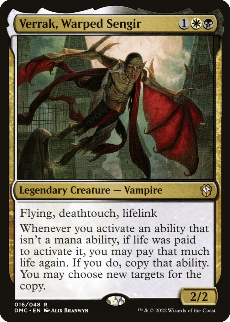 Verrak, Warped Sengir · Dominaria United Commander