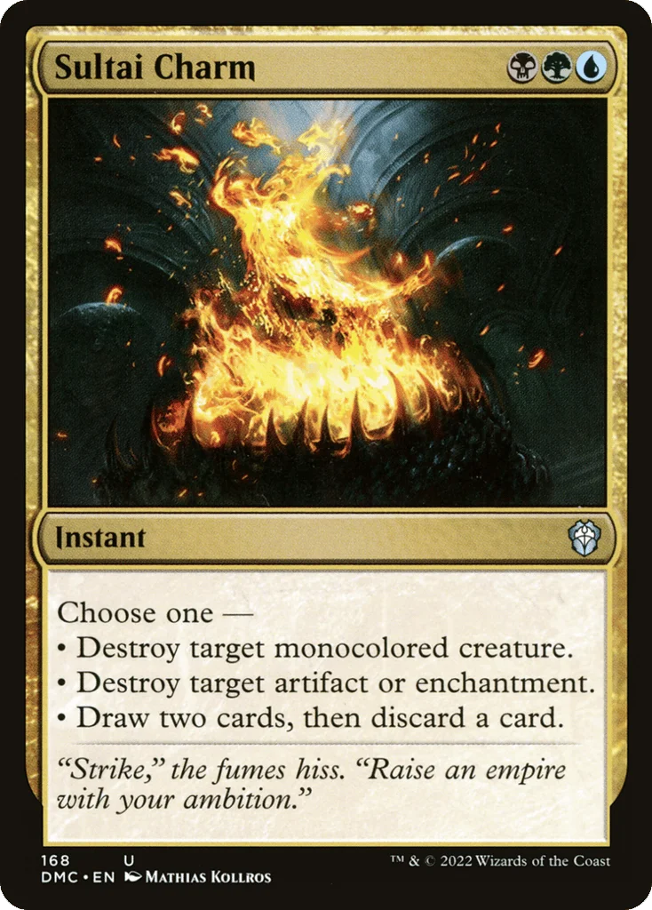 Sultai Charm · Dominaria United Commander