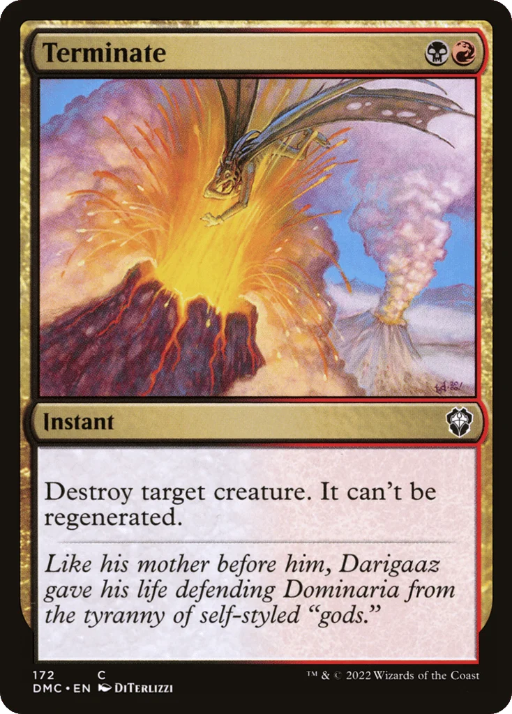 Terminate · Dominaria United Commander