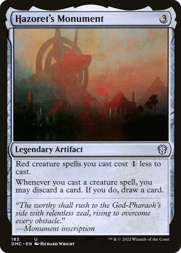 Hazoret's Monument · Dominaria United Commander