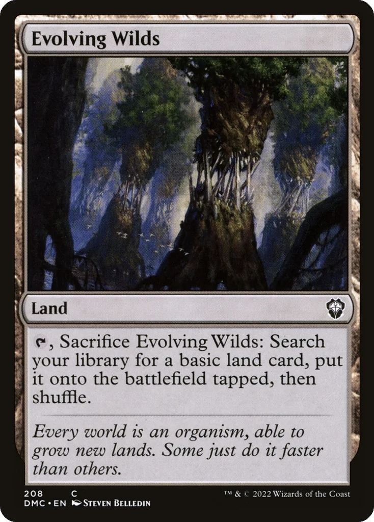 Evolving Wilds · Dominaria United Commander