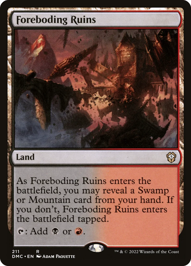 Foreboding Ruins · Dominaria United Commander