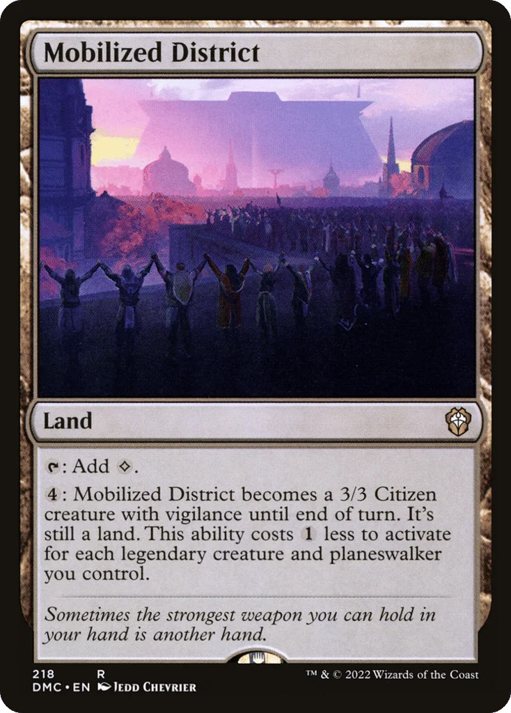 Mobilized District · Dominaria United Commander