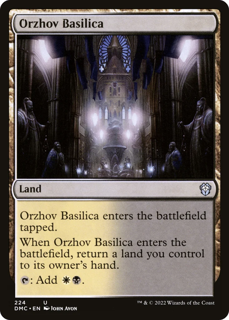 Orzhov Basilica · Dominaria United Commander