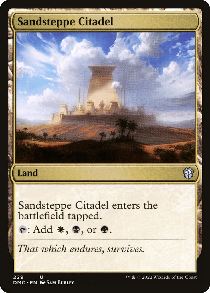 Sandsteppe Citadel · Dominaria United Commander