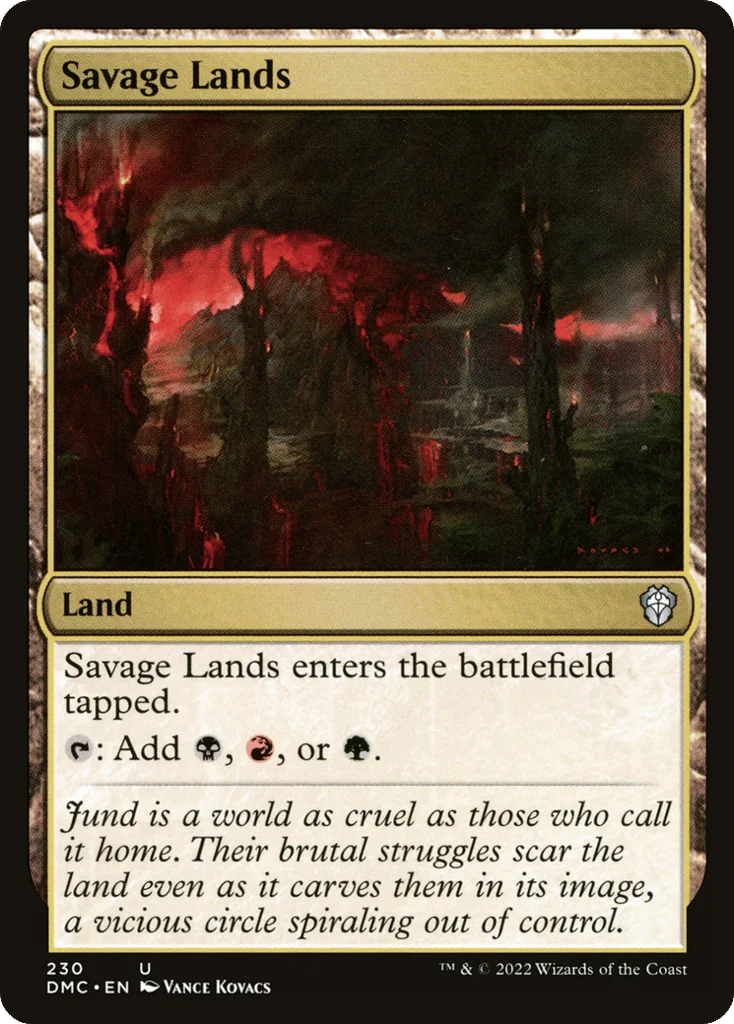 Savage Lands · Dominaria United Commander