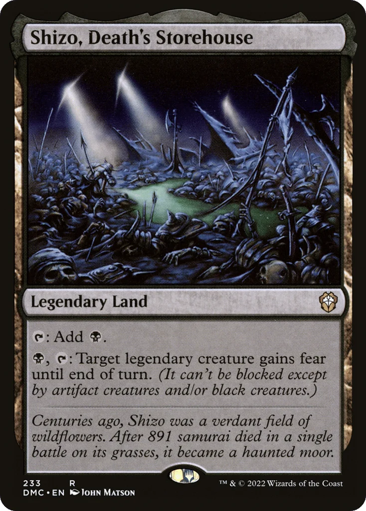 Shizo, Death's Storehouse · Dominaria United Commander
