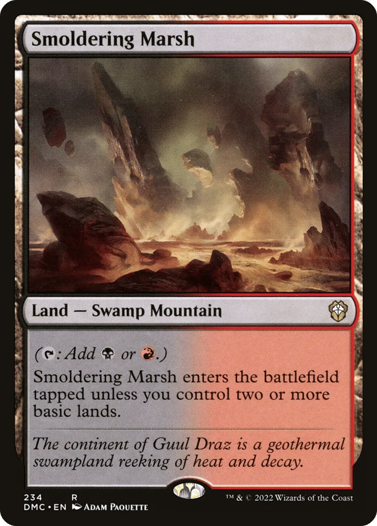 Smoldering Marsh · Dominaria United Commander